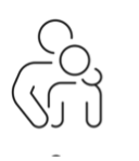 Icon representing personal support and guidance