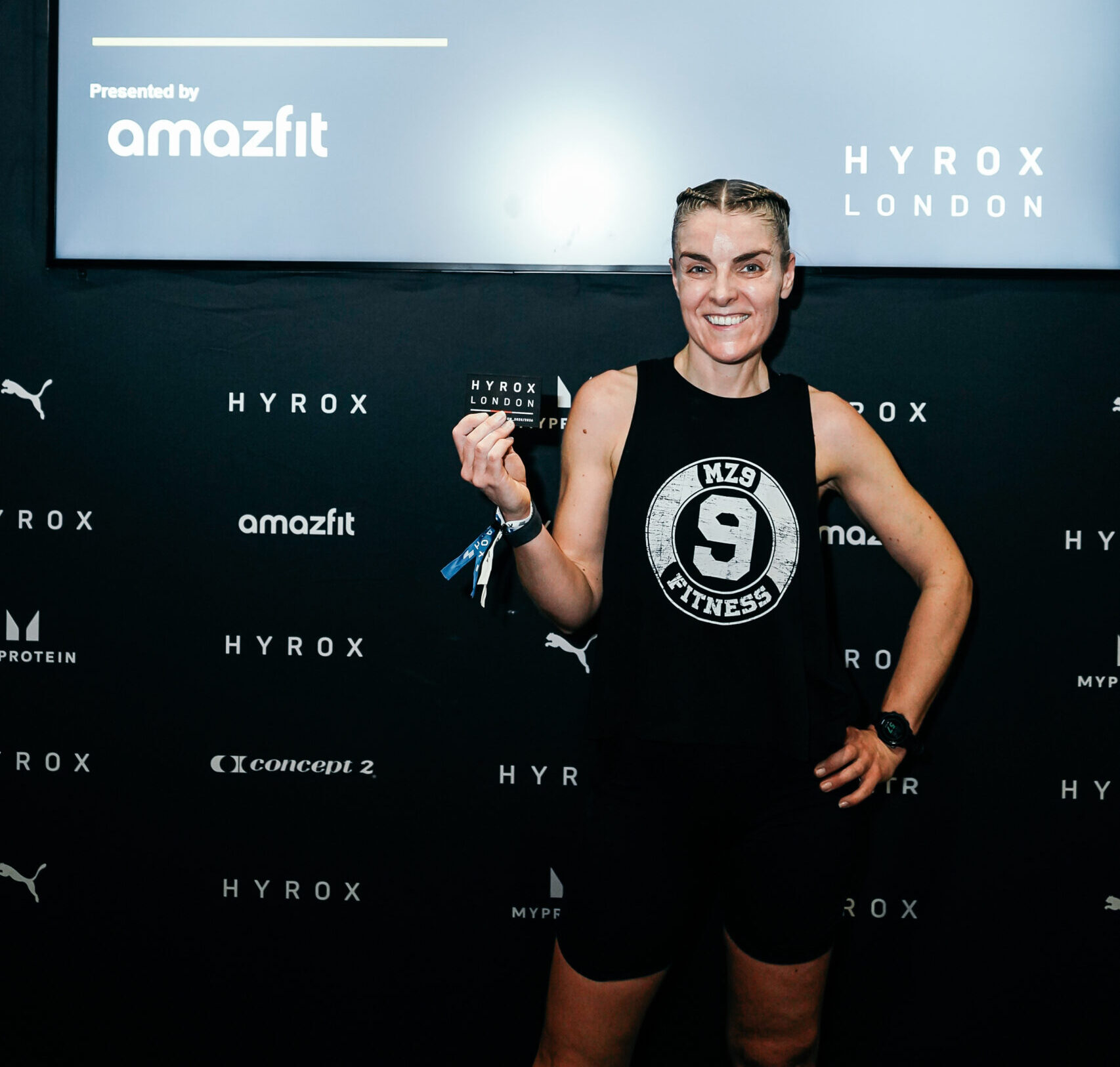 Dani training in gym gear, representing strength and resilience